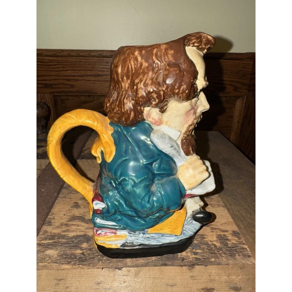 Charles Dickens 1812-1870 Burleigh Ware Large Toby Jug In Very Good Condition